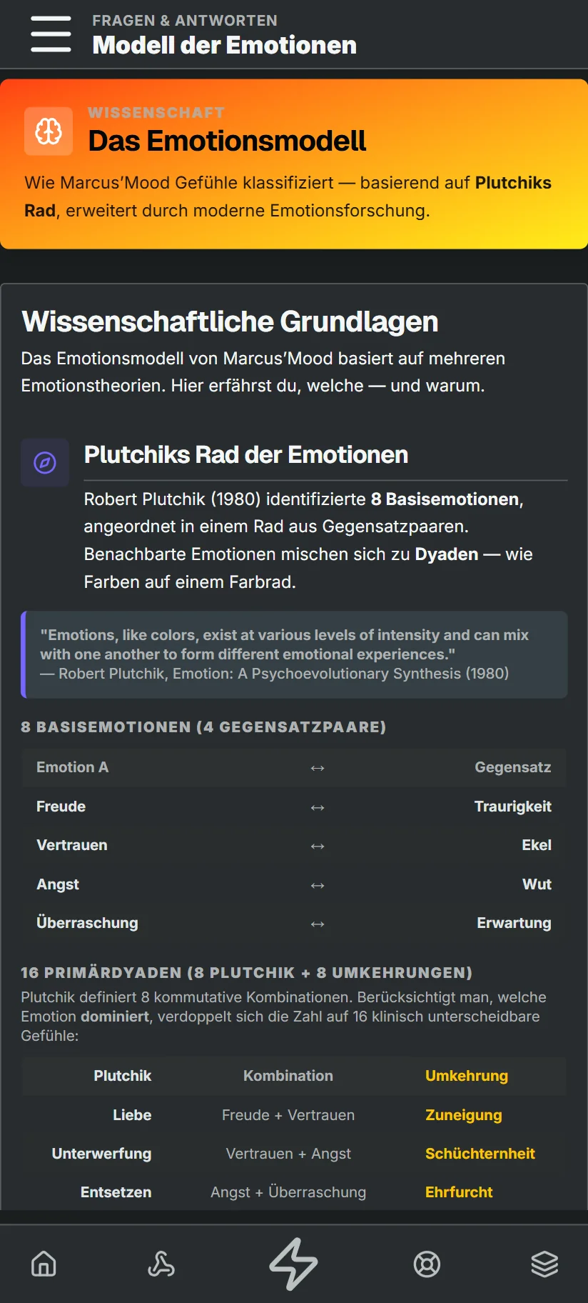 Plutchik-Modell