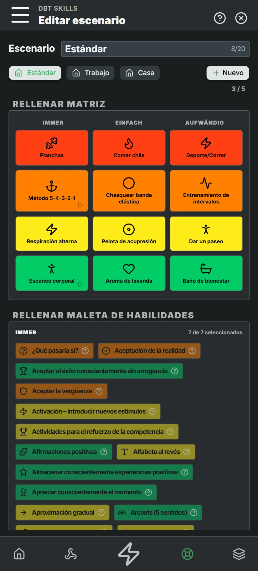 Kit de habilidades