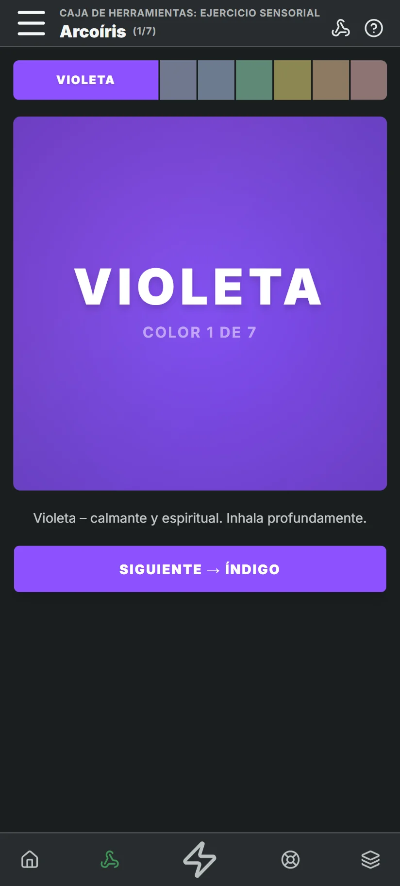 Vista arco iris