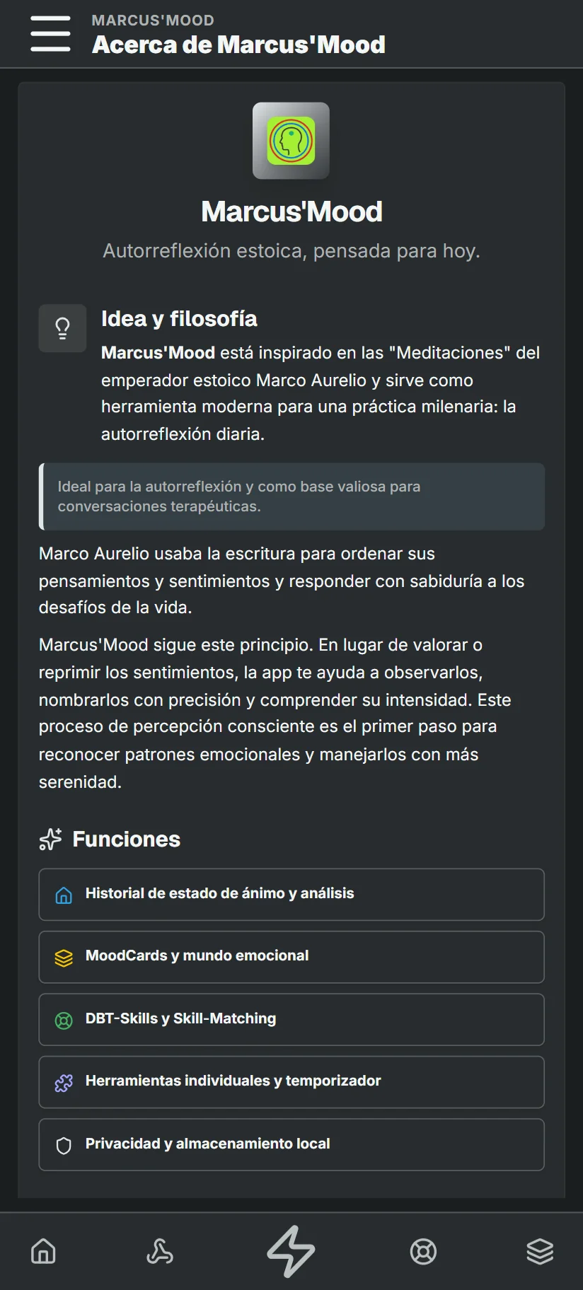Sobre la app