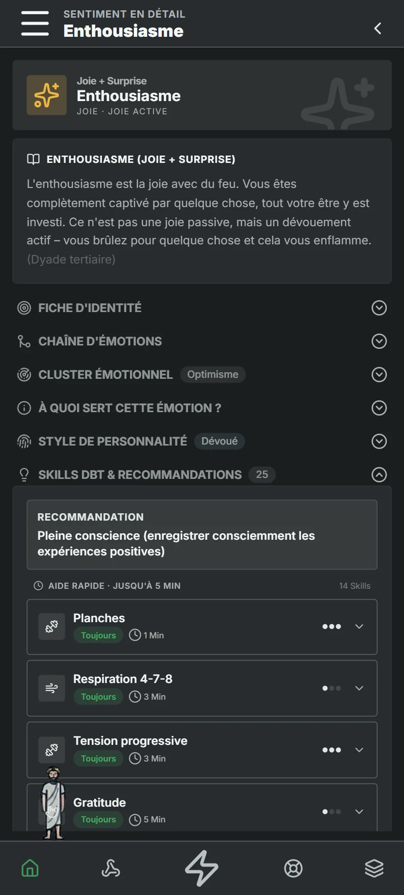 Profil émotionnel