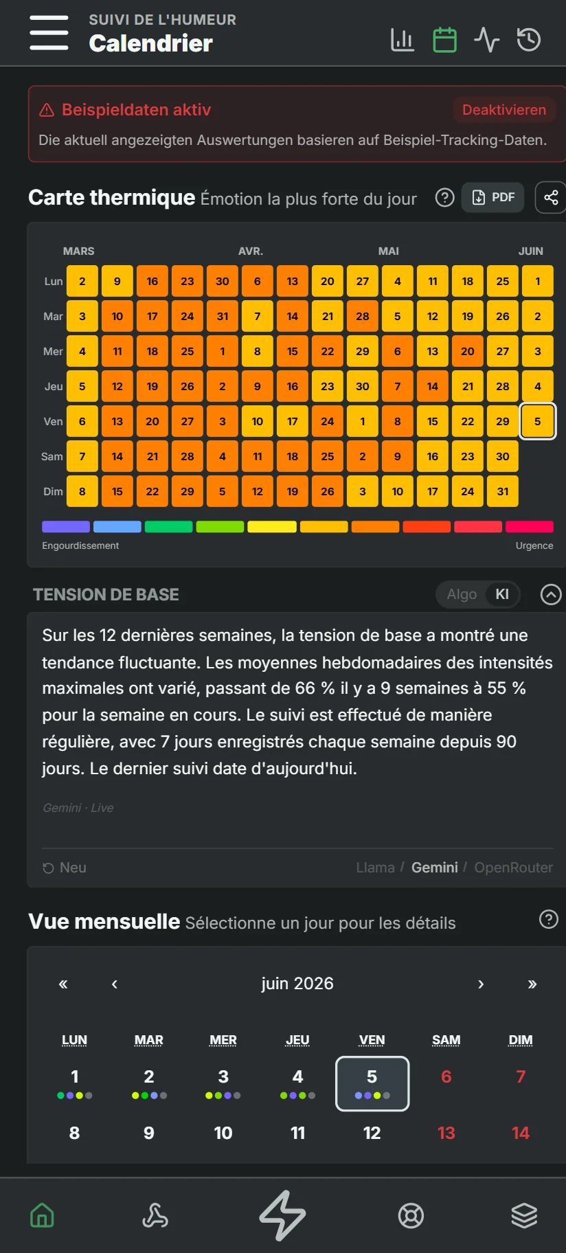 Calendrier IA
