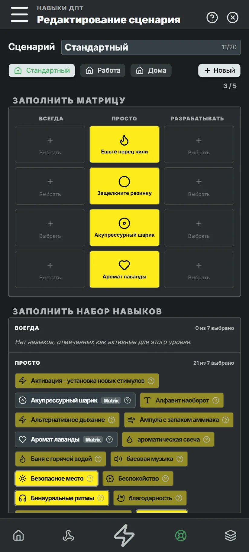 Набор навыков